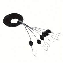 100set/600pcs Fishing Line Stopper Bean Fishing Line Connector