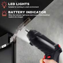 47PCS Screwdriver Rechargeable Kit Cordless Drill Drill Driver Bits Set