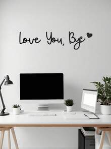 3-Piece "Farewell I Love You" Boho Vintage Style Wooden Sign Set - Reusable Home Decor Wall Art To Express Love And Warmth For Family And Loved Ones - Black - View 3