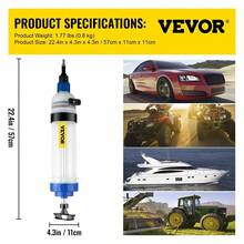 1.5L Oil Pump Suction Vacuum Transfer Hand Syringe Gun Gearbox Extractor Tool UK,Car Wash Accessories,Car Stuff,Car Accessories - White - View 6