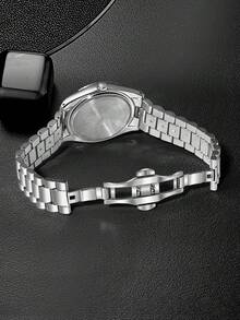 TOMI石英男士腕表套装，配星月胸针戒指，时尚商务石英表礼盒，适合日常生活、商务活动、父亲节、情人节礼物