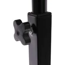 Adjustable Height Standing Desk, Portable Laptop Desk, Rolling Computer Stand With Adjustable Height - 棕色 - 查看 10