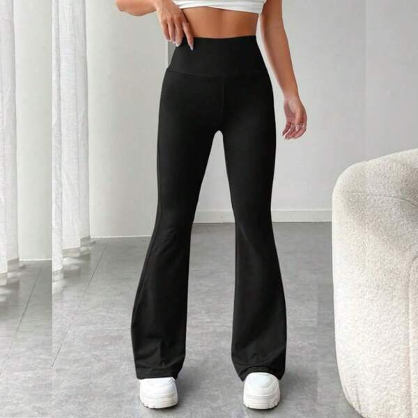 Calça Legging Flare Cintura Alta Bailarina Suplex r