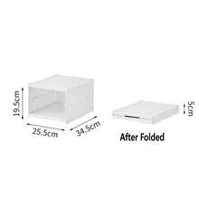 Plastic Shoe Organizer - Stackable And Foldable 1/3-Tier Shoe Storage Boxes For Closet, Clear And Space-Saving Sneaker Container - Multicolor - View 11