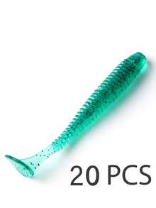 SOUGAYILANG Fishing 10pcs/20pcs/40pcs Fishing Lure Kit,8 Colors Soft Fishing Lures 7.5cm 2g,With Luminous Effect,Ideal For Bass Trout Carp In Freshwater & Saltwater - Multicolor - View 14