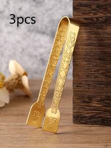 3pcs/Set Gold Gourd Shaped Incense Holder & Incense Clip. They Are Incense Burner Accessories, Incense Clips, And Can Also Be Used For Living Room Decoration. - Multicolor - View 16