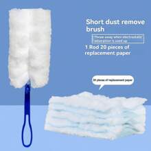 10 pièces/20 pièces Plumeau jetable pour le nettoyage de la poussière domestique, brosse antistatique pour l'élimination de la poussière