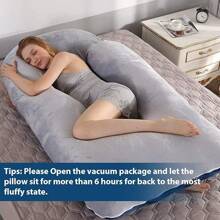 Pregnant Women's Pillow, Full Body Pillow-Detachable Pillowcase Extra Large Size-Sleeping Pregnant Women's Pillow-Adult Body Pillow, Pregnant Women's Pillow And Essential For Pregnancy