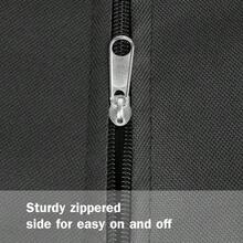 Fundas de Parasol de Mercado Impermeables Negras 210D con Cremallera para 6 Tamaños de Sombrillas de Patio - 205 cm Negro - Ver 9