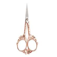 4.7in Butterfly Style Eyebrow Scissors, Small Lash Scissors For Women, Stainless Steel Brow Scissors For Nose Beard Mustache Facial Hair, Craft, Artwork, Needlework Yarn, Handicraft DIY Tool, Thread Snips(Rainbow),Makeup,Cheap,Room Decor,Vanity,Travel,Bedroom,Makeup Accessories