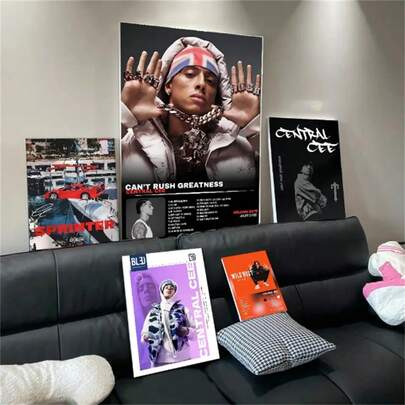 1 Pc Optional Frame Posters Wall Arts Pop Singer Vintage Posters Prints Posters Artwork Posters Wall ,Wall Art With Frame