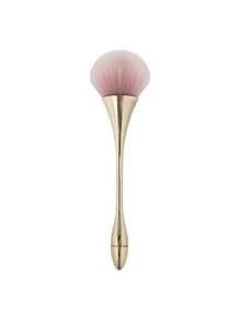 SHANGFEIYA 1pc Japanese Shape Nail Powder Brush With Iridescent Color Handle, Soft Bristle Makeup Blush Powder Brush
