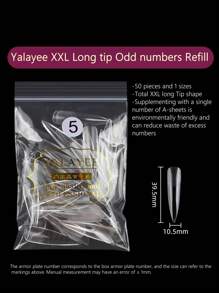 50 pezzi/240 pezzi Unghie finte da donna e ragazze in gel extra lunghe a stiletto con estremità matte, 2 in 1 per manicure
