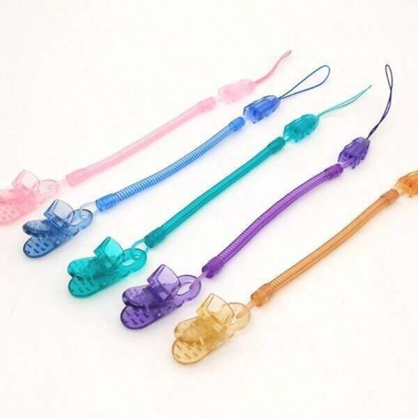 Clip para chupete de silicona, clips de chupete para niñas y niños bebés, con diseño de una sola pieza para baby shower