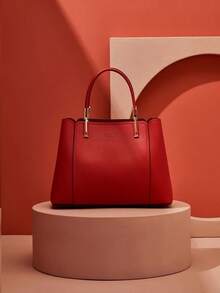 Wedding Bags, New Bridal Bags, Large Capacity Bags, Wedding Shoulder Bags, Wedding Bags, Women's Bags, Handbags - Festive Red - View 4