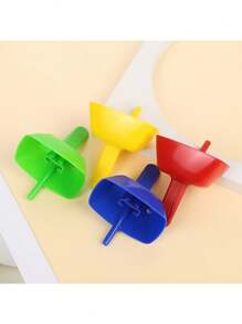 4 piezas de soportes para paletas de hielo de colores aleatorios, soporte conveniente para helados de paleta, de plástico libre de plomo