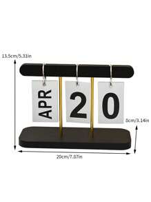 Nordic Minimalist And Creative Page Turning Calendar, Desk Calendar Decoration, Home Living Room Dining Table, Coffee Table, Office Desk Decoration