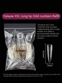 50 pezzi/240 pezzi Unghie finte da donna e ragazze in gel extra lunghe a stiletto con estremità matte, 2 in 1 per manicure