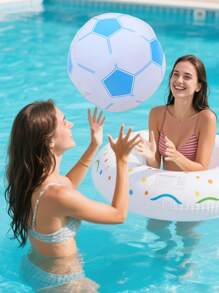 1 Stück/6 Stück Strandball - Aufblasbarer Fußball Strandball, für Partydekorationen, Sommerstrand-Wasserspiele, Strandball-Party, ein Ball ist ein Muss für Elternreisen, Partyartikel, Strandaccessoires, Poolspiele, Schwimmspiele, aufblasbare Spiele (30cm)