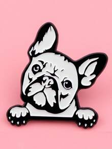 1 件装狗狗可爱宠物珐琅别针卡通女士胸针翻领别针背包徽章服装配饰动物珠宝礼品女士日常派对配饰、时尚珠宝、最佳朋友礼物情人节礼服配饰衣服别针包饰学校办公室配饰衬衫夹克圣诞节万圣节衣服别针有趣的教师礼物