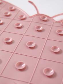 1pc Bathroom Suction Cup Mat, Anti-Slip Massage Foot Mat, Drainage Bath Mat For Home, Bathroom Entryway Decor Bathroom Kitchen Decor - Multicolor - View 4