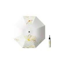 1 pieza Paraguas elegante y compacto de resina negra, resistente al viento y de doble uso contra el sol y la lluvia para mujer, regalo de verano para refrescarse, playa y viaje