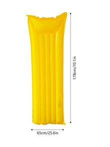 1pc Outdoor Swimming & Leisure Inflatable Raft, PVC Adult Inflatable Mattress - Multicolor - View 2