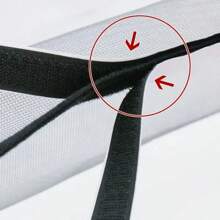 1pc Summer Mosquito Net For Windows, Hook And Loop Self-Adhesive, Curtain Door Screen No Punching Whole Covered Window Mesh, Breathable And Transparent Mosquito Net, Suitable For Different Doors And Windows, No Punching, Self-Adhesive Installation, Removable And Easy To Clean
