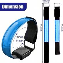 Fluorescent Bracelet 3-Speed Temperature Mode Adjustable Suitable For Night Cycling Walking Running Fitness Sports Accessories