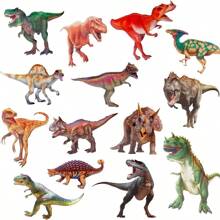 5/10 pezzi Adesivi a bolle di dinosauro riutilizzabili, adesivi per decorazione di custodie per telefono, album, diari, planner, biglietti, progetti creativi fai-da-te, artigianato