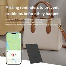 Card GPS Tracker Tarjeta Tracker Card Ultra Thin Wireless Charging Card Anti Lost Find Child Or Wallet (IOS ONLY)