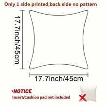 2pcs Modern Black Grey Geometric Throw Pillow Covers, 45x45cm,Polyester Peach Skin, Zip Closure - Perfect For Living Room & Bedroom Decor (Inserts Not Included)
