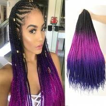 22 hebras Extensiones de cabello trenzado a ganchillo de 24 pulgadas rectas preanudadas sintéticas, trenzas a ganchillo de médium con nudo libre, trenzas a ganchillo diosa sirena de color negro natural para mujeres