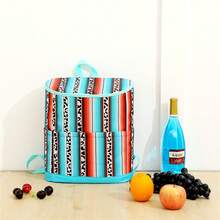 1pc Large Capacity Cooler Backpack, Leak-Proof Backpack Cooler Bag, Insulated Soft Cooler Bag, Camping Cooler Bag, Beach Cooler Bag, Freezer Backpack, Lightweight Travel Cooler Lunch Backpack, Suitable For Play Travel Hiking, Shopping - Multicolor - View 9