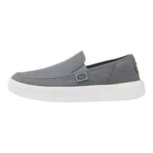 HEYDUDE HEY DUDE Sunapee M Canvas - Sneakers - Grey and White - View 5