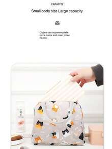 1pc/2pcs Insulated Lunch Bag, Large Capacity Thermal Lunch Tote, Suitable For Work/School, Floral Print Lunch Handbag, Great Gift For Christmas, Everyday Use, Mother's Day/Graduation - Multicolor - View 4