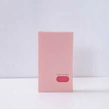 1PC Box Business Card Holder - Double-Sided Thickened , Macaron Color Series With Celebrity Patterns, Card Storage & Collection (9x5.7cm, Holds 120 Cards)