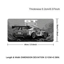 Sports Car Mouse Pad XXL Gaming Accessories Office Gamer Keyboard Desk Mat Non-Slip Laptop Large Anime GTR Mousepad