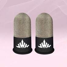 Manga protectora profesional de plata pura anti-sudor para gaming, guantes de fibra de plata súper conductora tejidos apretadamente