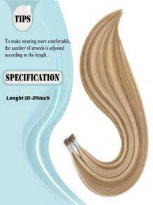 Extension per capelli umani con cheratina, I-tip, capelli naturali, chieratina italiana, colla a caldo, capelli macchina Remy I-tip dritti