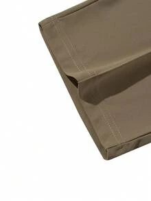 男士抽绳休闲宽松直筒百搭运动户外裤，商务正装风格，秋季