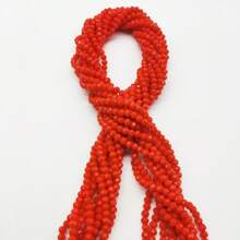 Atacado 10 Fios(1200+ Peças) Contas de Vidro Opal Brilhantes de 4mm/Contas de Vidro Austríacas/Contas Rondelle de Vidro/Contas Espaçadoras de Cristal para Pulseiras/Colares/Tornozelos/Brincos Artesanato de Joias/Contas Soltas DIY/Decoração de Casamento/Decoração de Árvore de Natal/Decoração de Feriados/Decoração de Ambiente