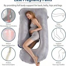 Pregnant Women's Pillow, Full Body Pillow-Detachable Pillowcase Extra Large Size-Sleeping Pregnant Women's Pillow-Adult Body Pillow, Pregnant Women's Pillow And Essential For Pregnancy