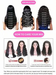 Uveous Yaki Straight Glueless Wig Kinky Straight Natural Hairline 5x5 Pre Cut Lace Front Wigs Human Hair Pre Plucked Pre Bleached 3S Ready To Go Pre Everything Glueless Wig 200% Density - Natural Black - 查看 10