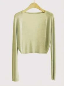 1 pièce 2025 Nouvelle étole légère d'été, cache-maillot pour femmes. Couleur unie, tricot, manches chauve-souris, décoration, protection solaire, coupe-vent, pull polyvalent décontracté. Convient pour le bureau, les voyages extérieurs [Taille suggérée : 150 cm-160 cm, Poids : 42,5 kg-55 kg]