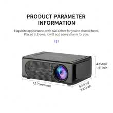 Portable Mini Projector LED Phone Home Theater Wired Phone With Same Screen