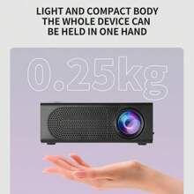 Portable Mini Projector LED Phone Home Theater Wired Phone With Same Screen