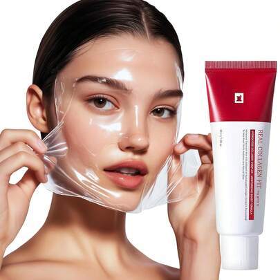 Mặt nạ collagen làm săn chắc da mặt 50ml, phù hợp với mọi loại da, làm sáng da tức thì, làm săn chắc và mịn màng, dưỡng ẩm và nuôi dưỡng da, sản phẩm chăm sóc cá nhân.