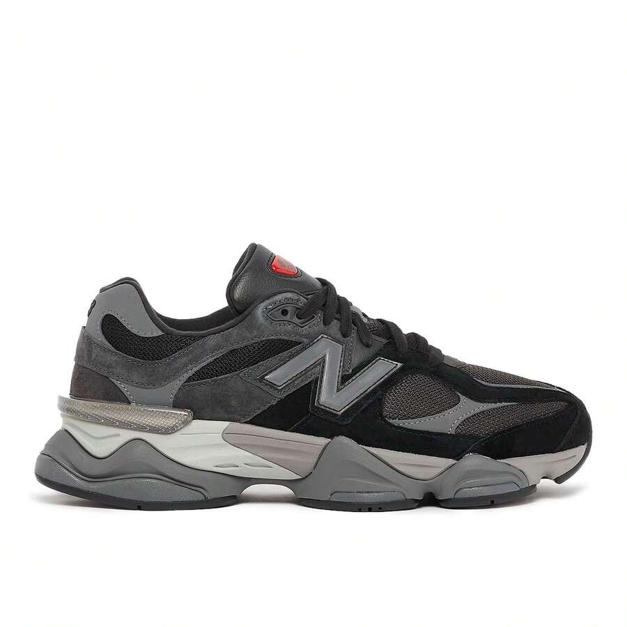 New Balance 9060 Black Castlerock Grey U9060BLK Men's Fashion Sneaker New - 黑色 - 查看 1