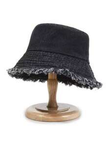 Korean Casual Full Sun Bucket Hat, Ideal For Summer And StudentsMen's Sun Hat Summer Hat, Suitable For Summer Outdoor Activities Such As Hiking And Fishing